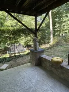 Hardscaping and landscaping work using premium stamped finishes