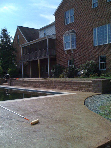 stamped concrete