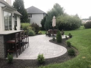 Stamped concrete patio in Coatesville, PA