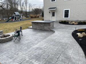 Concrete hardscaping services