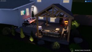 Patio Designer Work By Morrison Custom Concrete